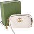 GUCCI GG Marmont Quilted Small Shoulder Bag 447632 Cream Leather